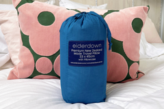 Hungarian Down Travel Pillow - 33 x 45cm - Made in NZ