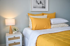 Linen Pillowcase - Autumn Gold