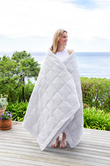 Goose Down Blanket - River Stone