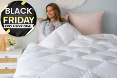 90% Hungarian Goose Down Winter Weight Duvet - Made in NZ