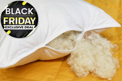 Adjustable 100% Alpaca Pillow - Made in NZ