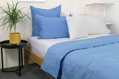 Goose Down Blanket - Cornflower