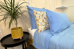 Goose Down Blanket - Cornflower